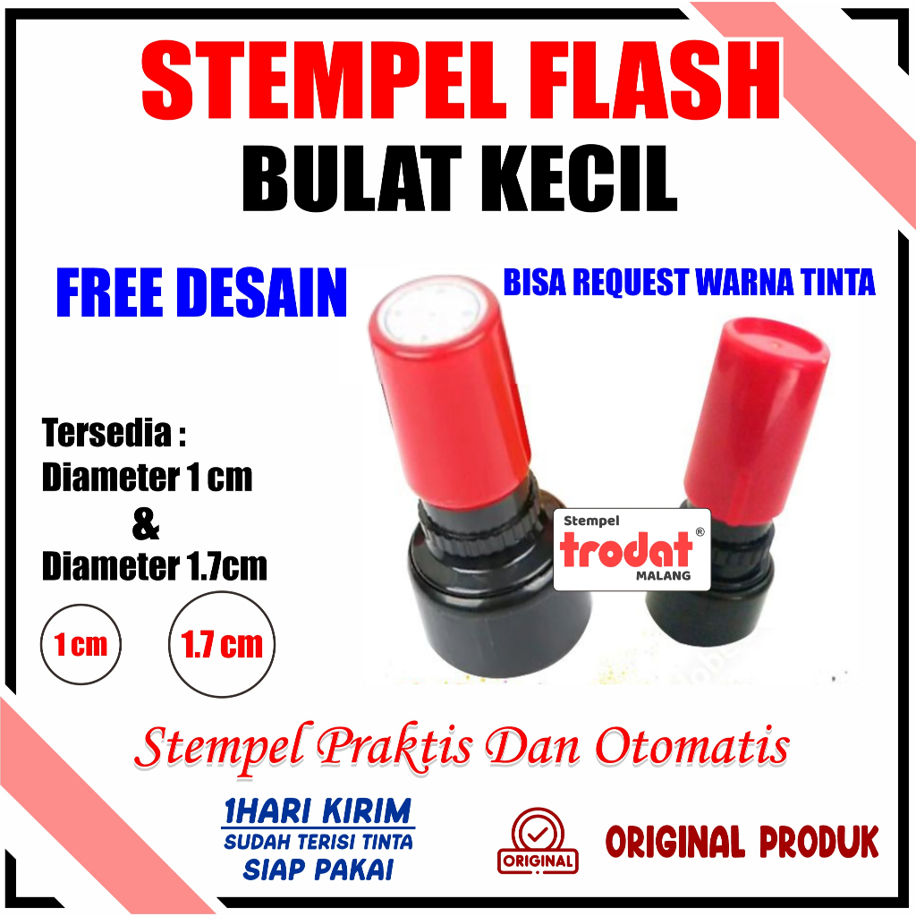 STEMPEL BULAT KECIL/ STEMPEL OK/ STEMPEL BULAT/ STEMPEL WARNA/ STEMPEL MURAH