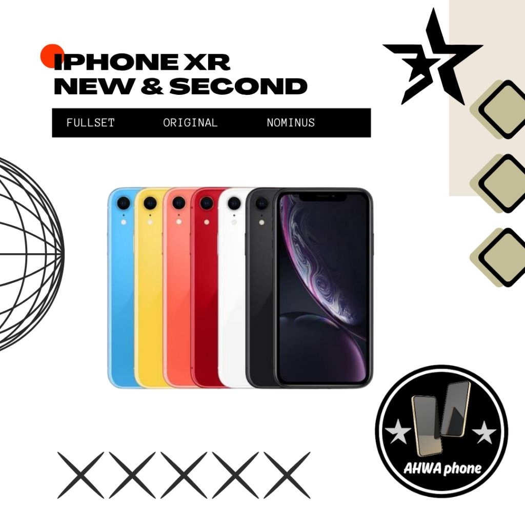 IPHONE XR 65gb & 128gb SECOND