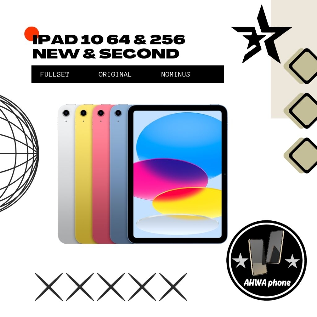 IPAD 10  64 & 256 , INTER /IBOX