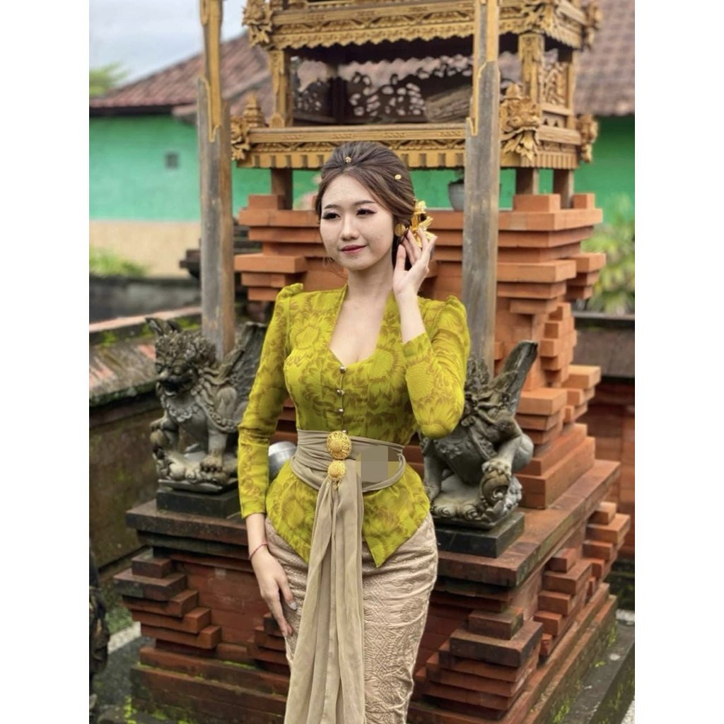 Kebaya sifon/kebaya lukis/kebaya lonceng/kebaya lengan panjang/kebaya bali