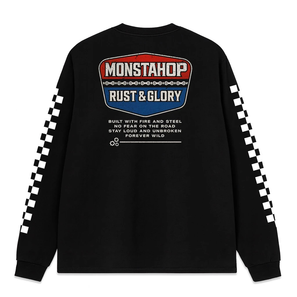 SQUID PROJECT KAOS LENGAN PANJANG | GARAGE RED & BLUE | RACING RUST SERIES free stiker