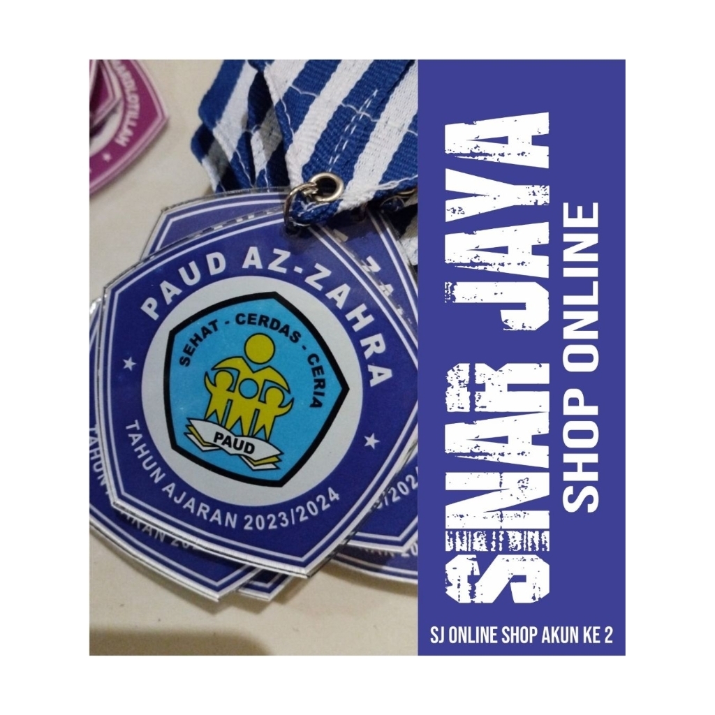MEDALI AKRILIK MEDALI WISUDA MEDALI KELULUSAN MEDALI MURAH MEDALI 2 SISI MEDALI SD MEDALI TK
