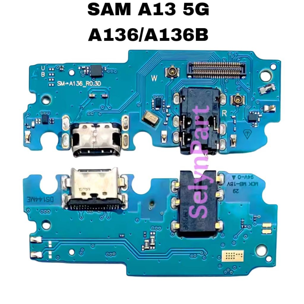 PAPAN CAS / PCB CAS / CONECTOR CAS HP SAMSUNG A13 5G (A136/A136B)
