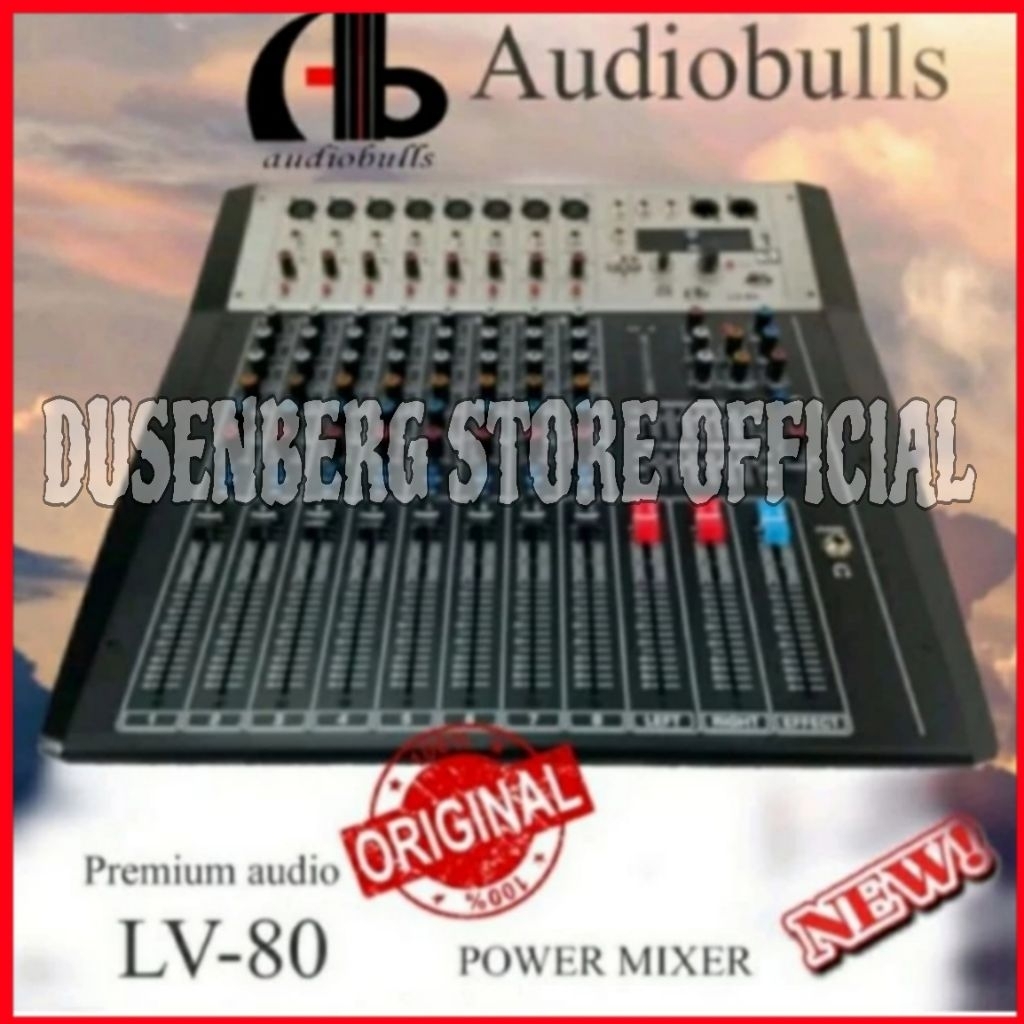Power Mixer Audio AB Audiobulls Lv80 PREMIUM QUALITY Original