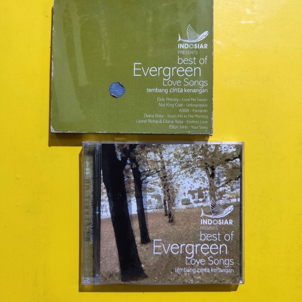 CD Original BEST OF EVERGREEN LOVE SONGS