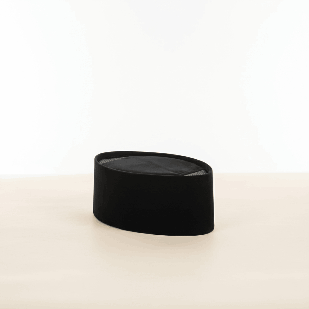 Peci Hitam Polos Beludru Tahan Air Nyaman AC dan Non Ac