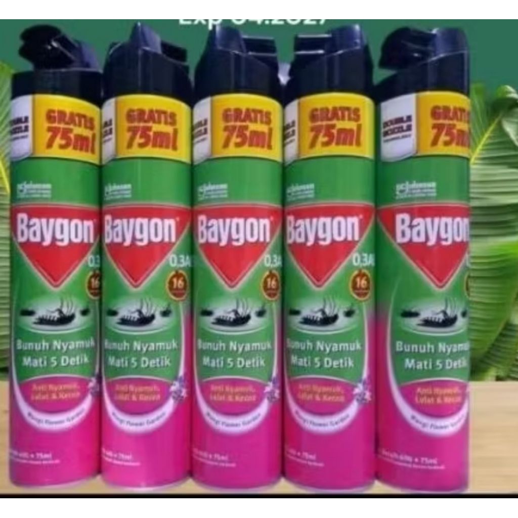Baygon Aerosol 600 +75 ml Promo murah