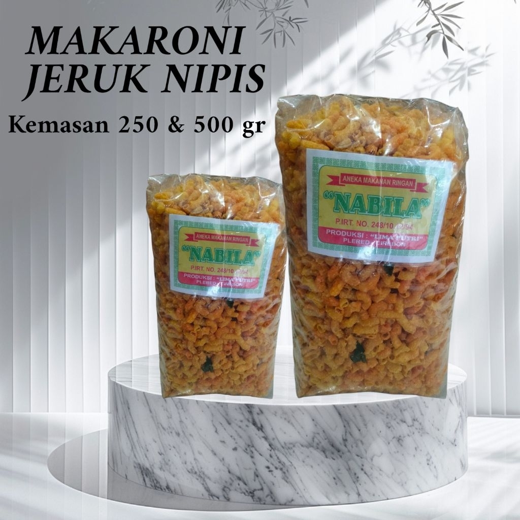 MACARONI JERUK NIPIS MANIS