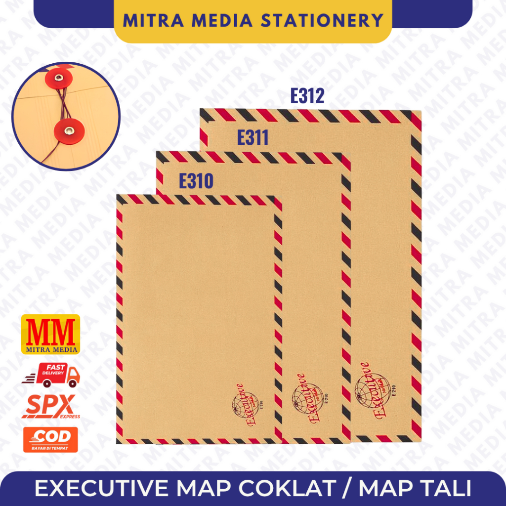 (PCS) Amplop Lamaran Kerja Executive E310 E311 E312 Folio / Map Amplop Coklat / Airmail
