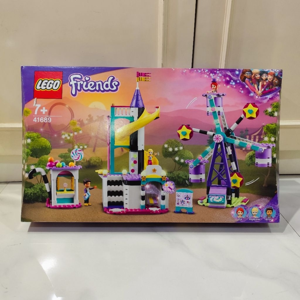 Friends 41689 Magical Funfair Ferries Wheel and Slide Amusement Park 545 Pcs - Mainan Balok Taman Hi