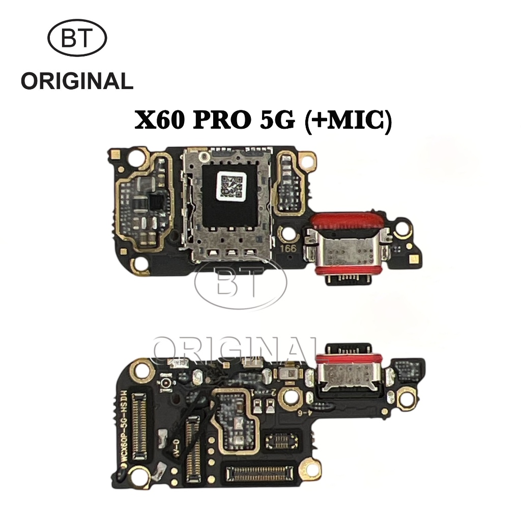 KONEKTOR CHARGER BOARD PCB FOR VIVO X60 PRO 5G +MIC - FAST CHARGING