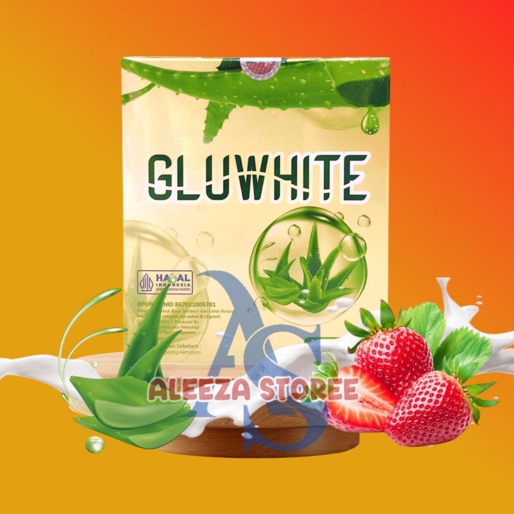GLUWHITE PEMUTIH BADAN|MINUMAN COLLAGEN DRINK BPOM HALAL