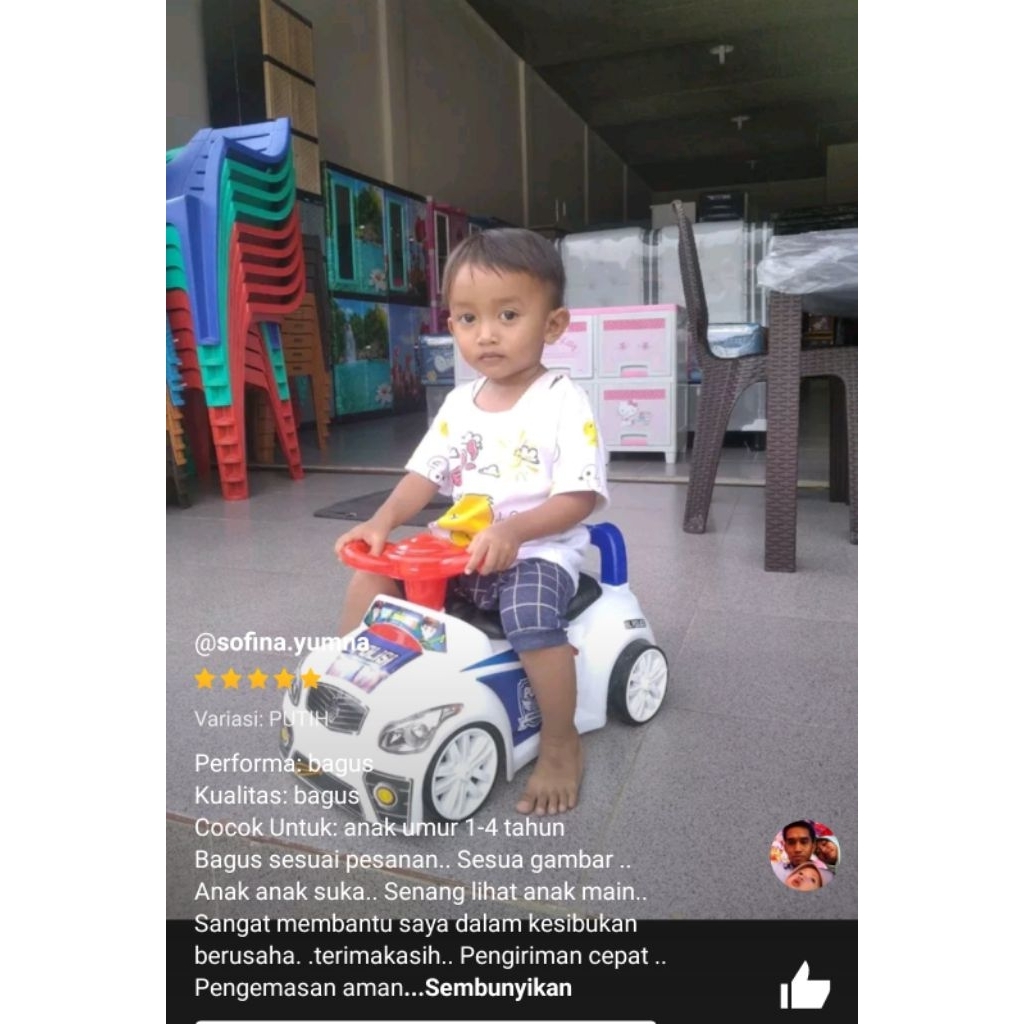 Mobilan Anak SL Polisi Bisa Dinaiki