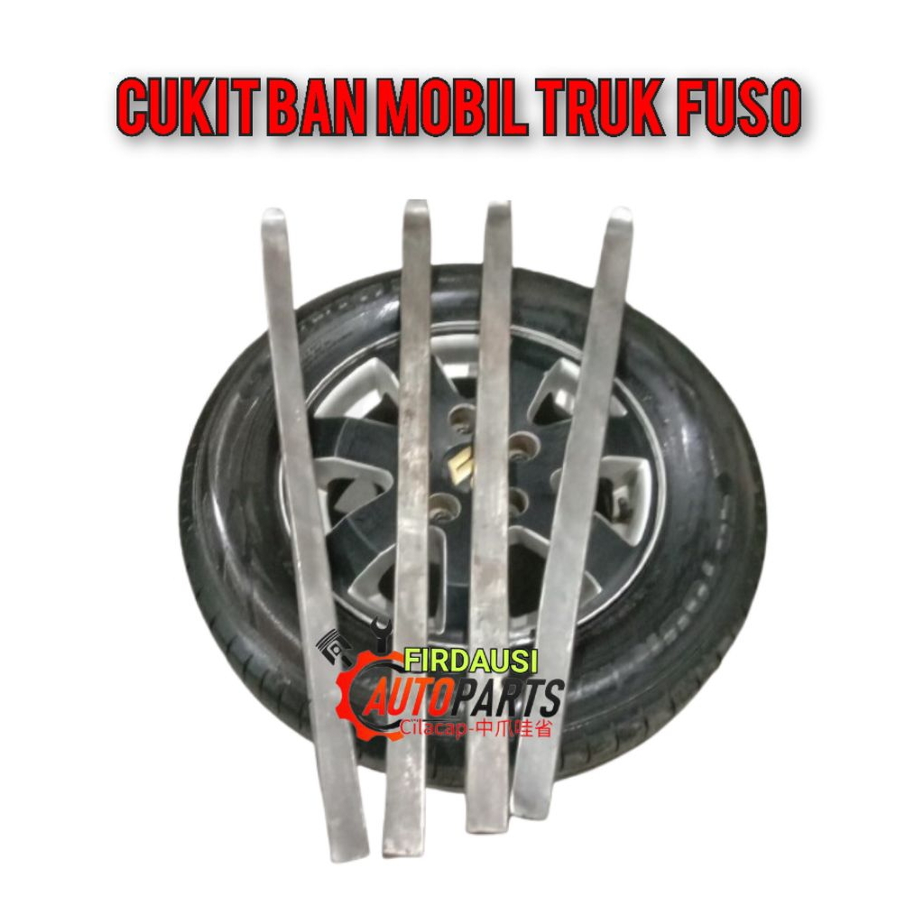 Cukit ban mobil Truk fuso bahan per truk panjang 70cm lebar 3cm kuat dan kokoh