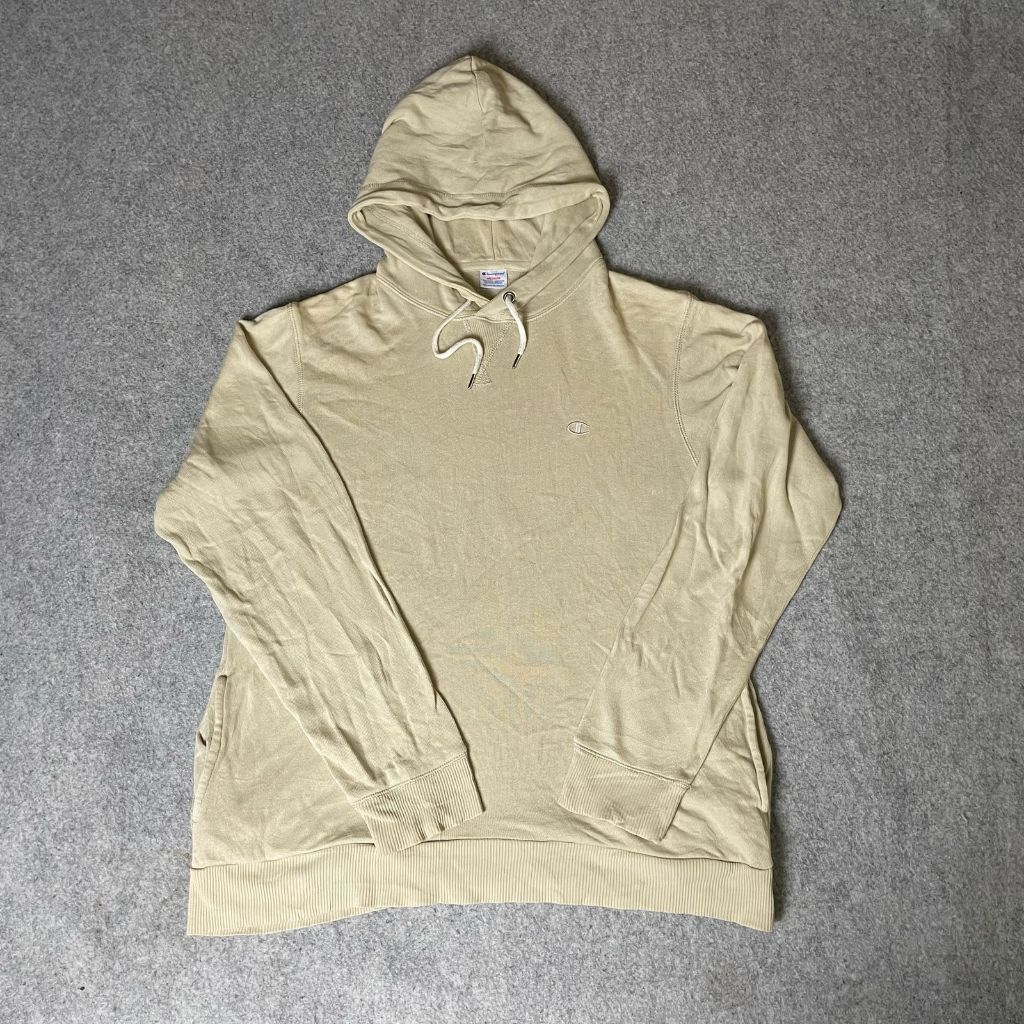 Hoodie Champion Cream –Hoodie Pria Wanita Champion Cream Hooded