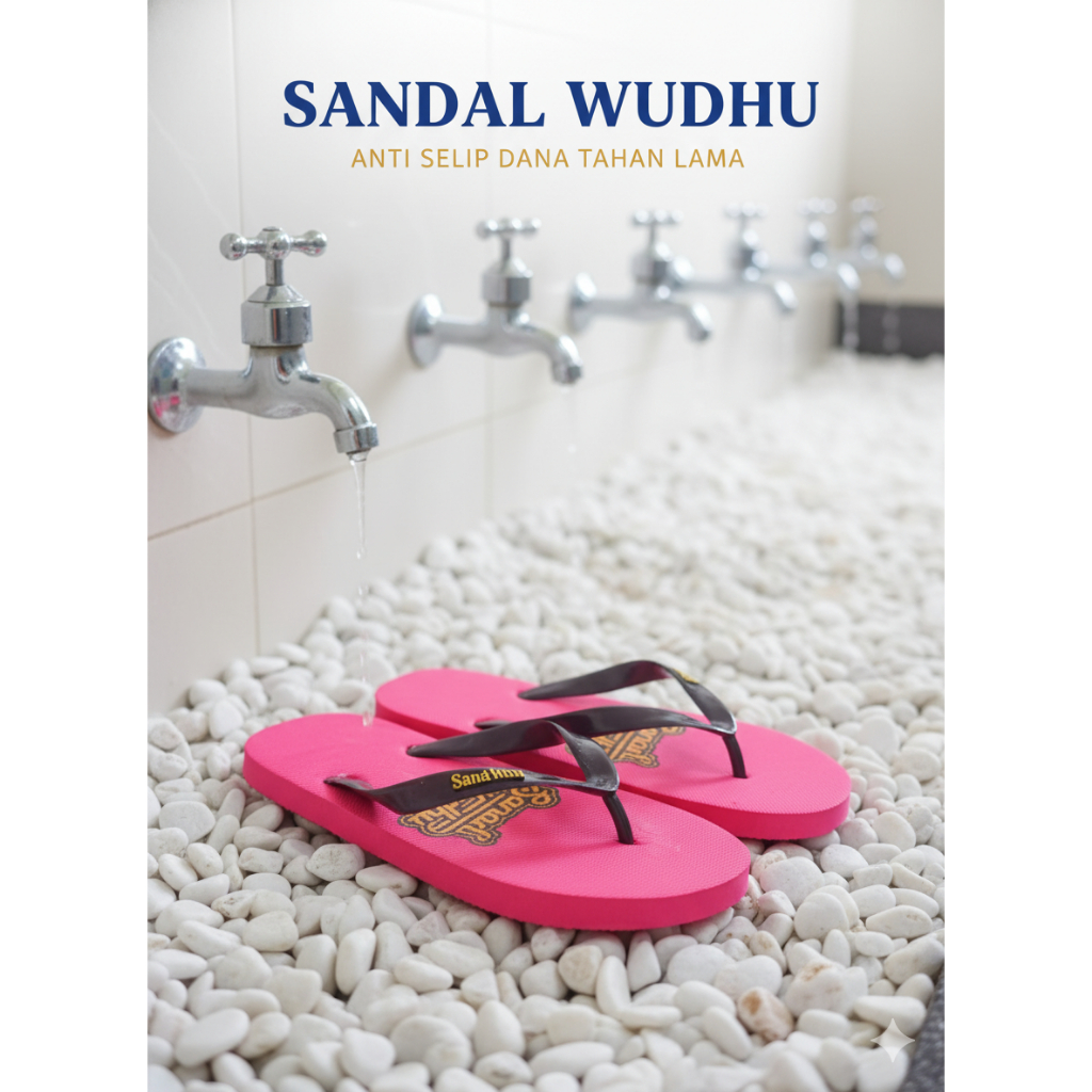 Sandal Jepit Wudhu Masjid Musholla Pria Wanita Dewasa 1 pasang
