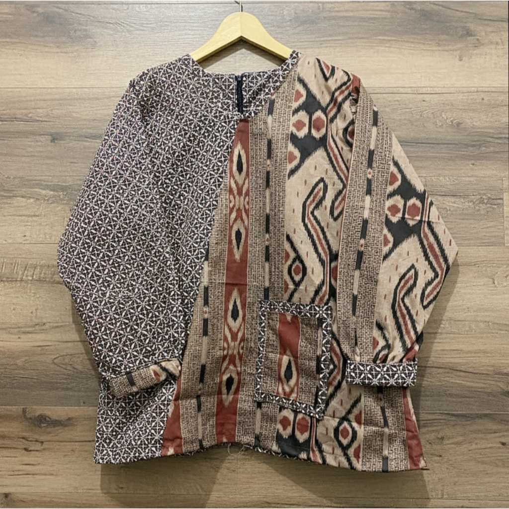 Batik wanita/ Atasan batik kekinian/ Baju kerja batik