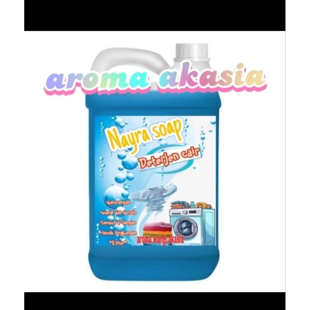 Deterjen nayra soap cair aroma akasia murah meriah