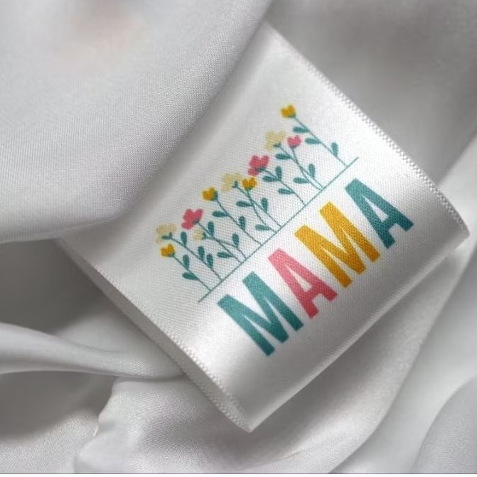 Label Baju / Label Hijab / Label Woven Damask Subtitute Min 100pcs