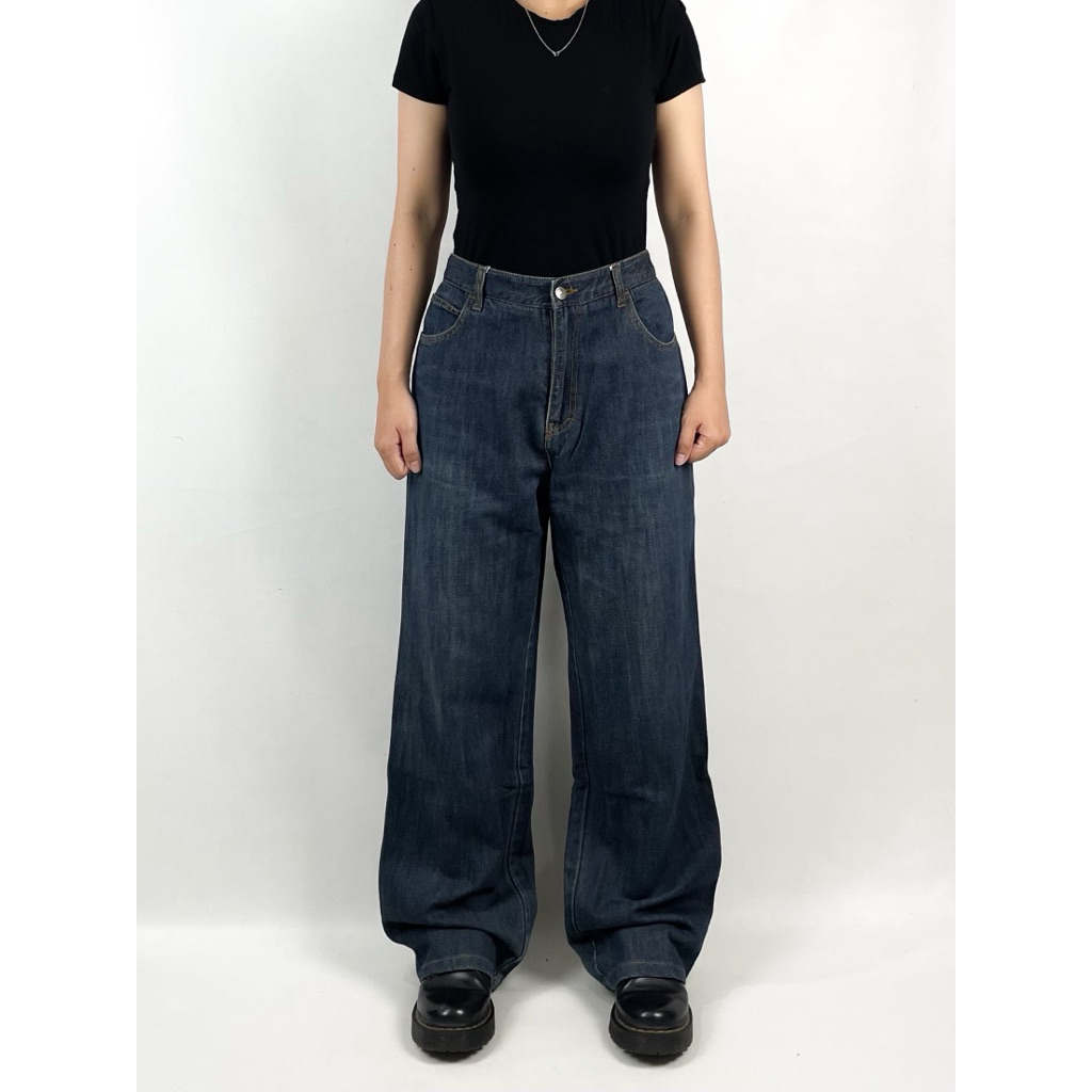 CELANA JEANS PANJANG PRIA E.17 CVK INDIGO JEANS STRAIGHT FIT