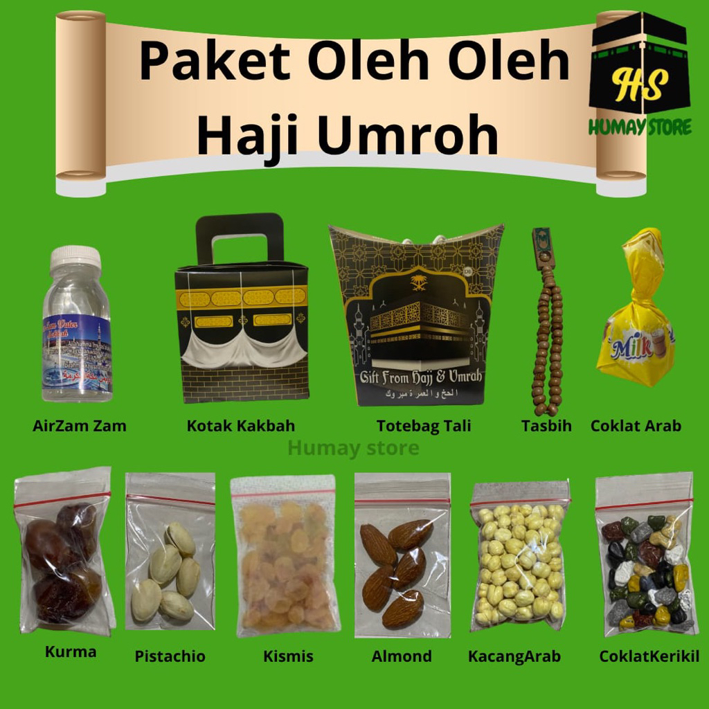 Paket Oleh Oleh Haji dan Umroh | Gift Umroh Kotak atau Totebag