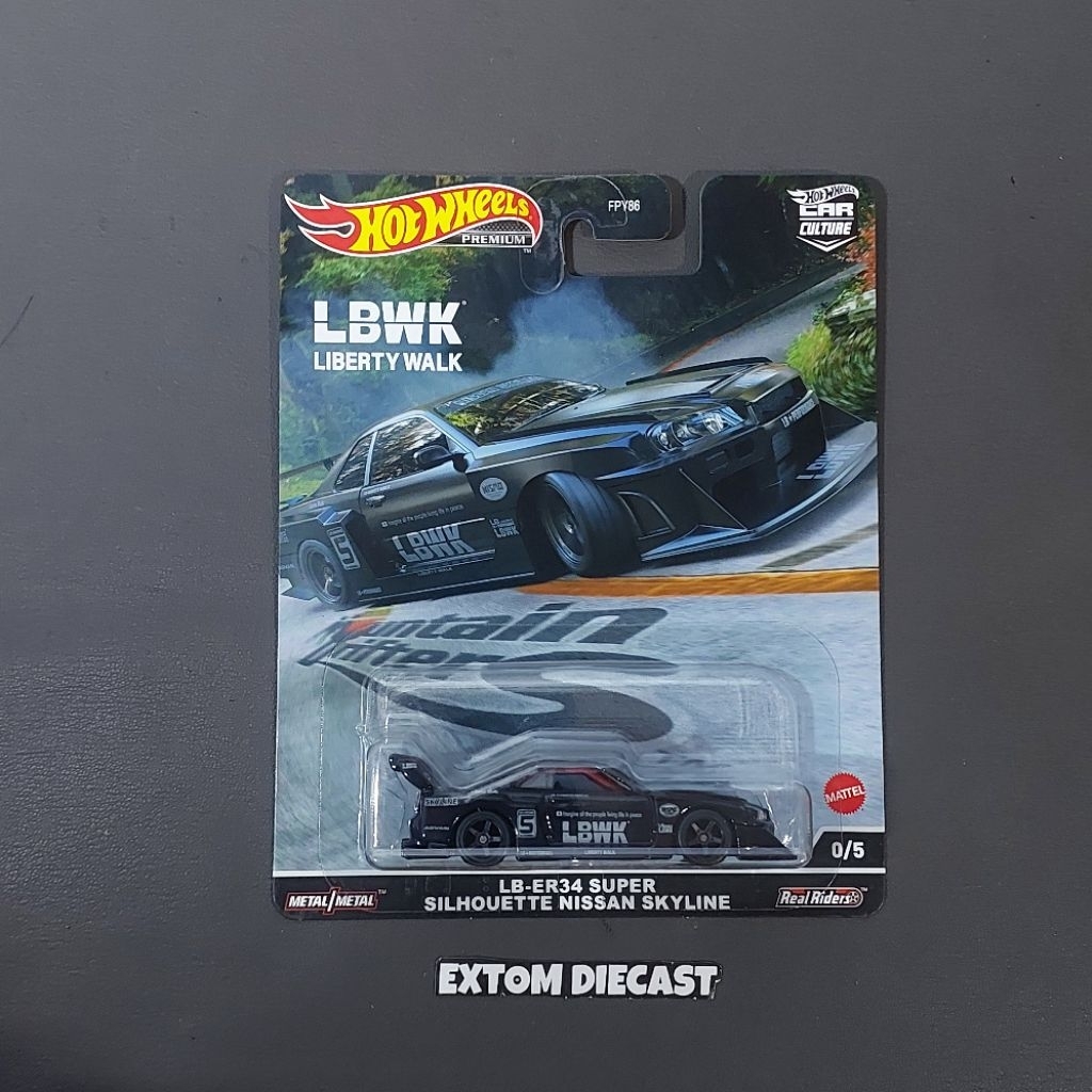 Hotwheels Chase Nissan Skyline LB ER34 Super Silhouttes Nissan Skyline