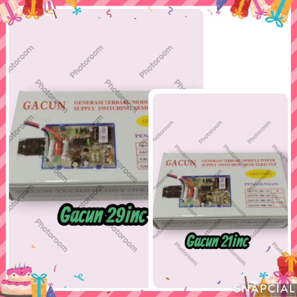 Regulator gacun 21 dan 29 inc