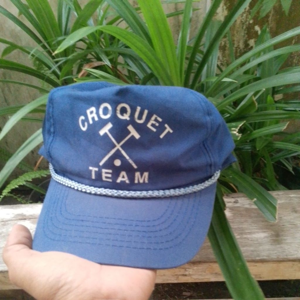 topi rope hat / tali kapal vintage second