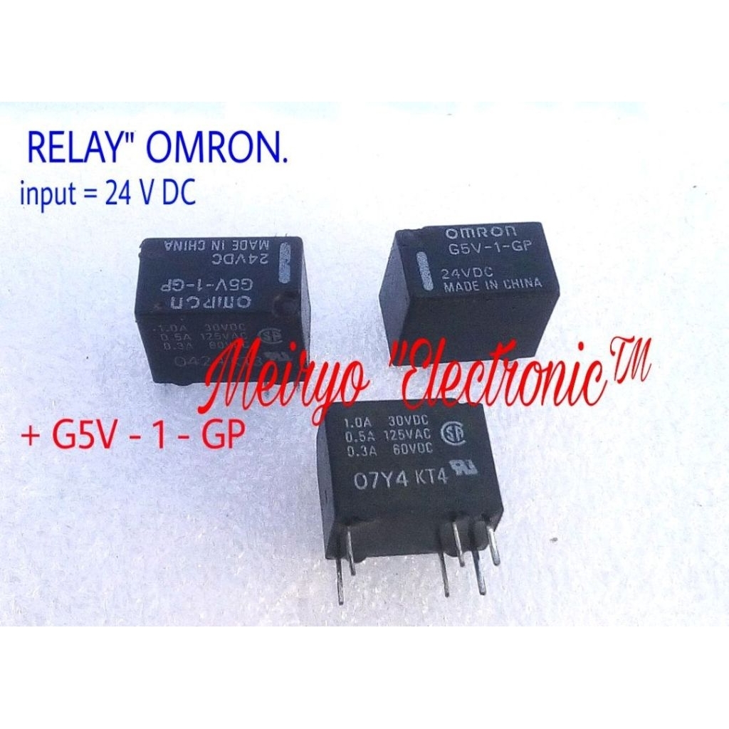 relay Omron 24 V ( Relay OMRON G5V-1-GP1 / 24 V- 6 pin )