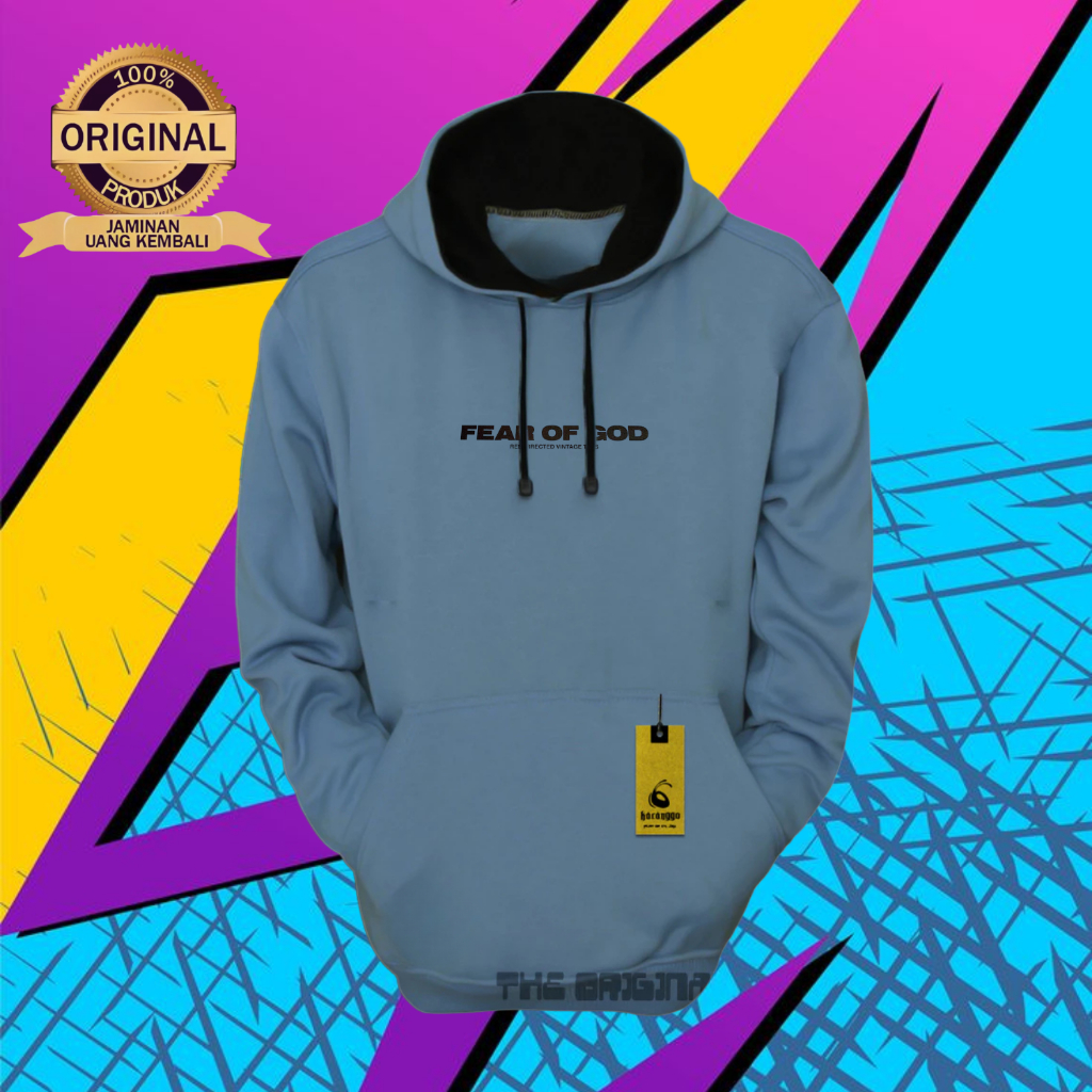 Jaket Sweater Hoodie Keren Tebal Ori Distro Pria Terbaru Hudi Cowok 2024 Maternal Disaster Kece Hodi