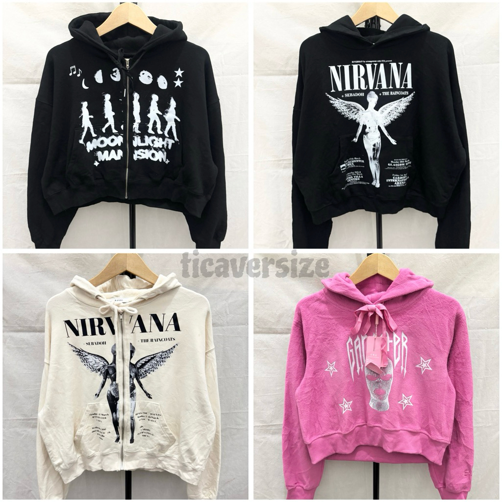 CREWNECK HOODIE OVERSIZE LENGAN BALON