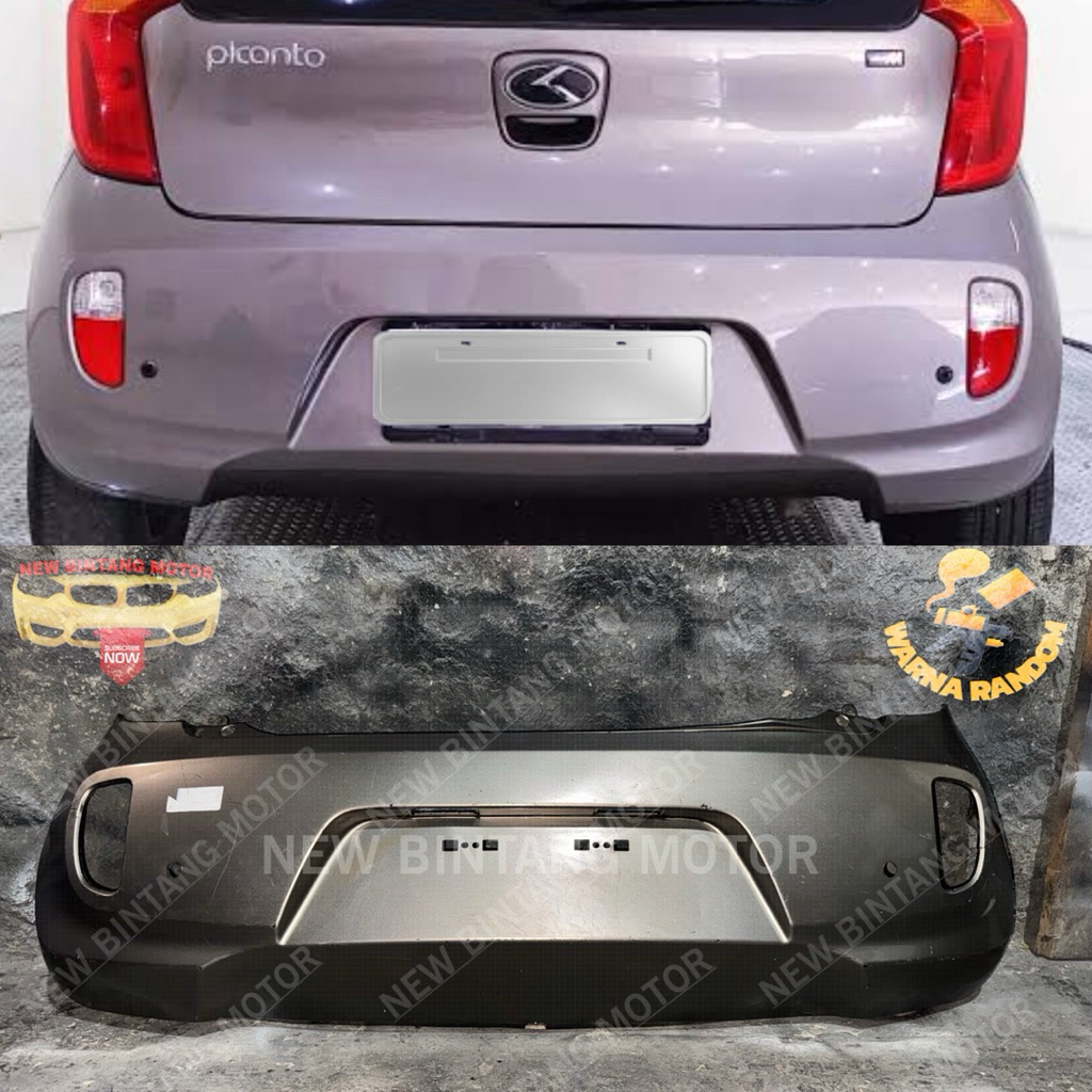 Bumper belakang kia picanto 2012 2015 original