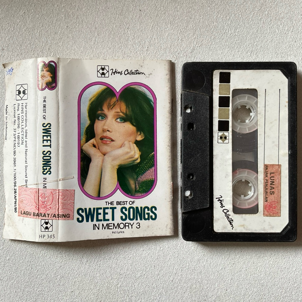 Kaset Pita The Best of Sweet Songs in Memory 3