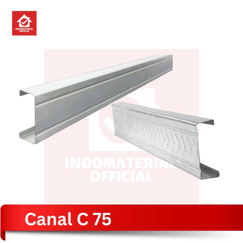 Baja Ringan Canal C75 Galvalum Classic Panjang 6m I Tersedia Semua Ukuran