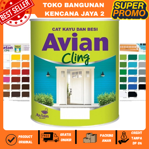 Cat Avian Cling Kayu Dan Besi 1 Kg Water Based