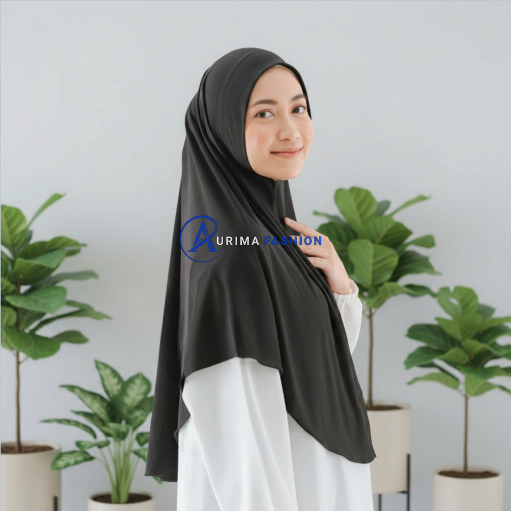HIJAB BERGO JERSEY INSTAN NON PET JUMBO JERSEY XL