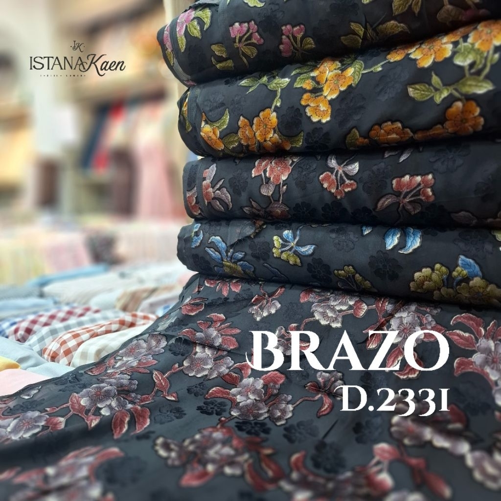 Brazo | Sifon Silk | Sifon Silk Motif | Sifon Silk Motif Bunga -ISTANAKAEN