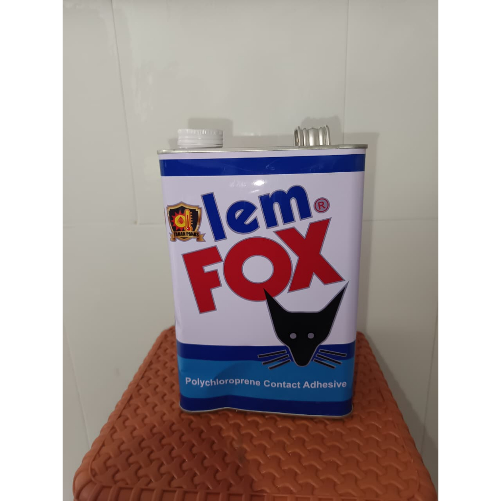 Lem fox kuning kaleng biru 2,5KG Balikpapan