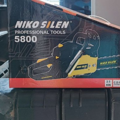 Chainsaw Mini 5800 Niko Silen + Bar Baja 22" + Rantai