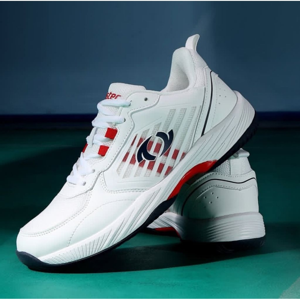 [GRUP 8] Sepatu Badminton Bulutangkis Cowok Laki Laki Astec Gold Hitam Biru Putih Oren Merah Putih B