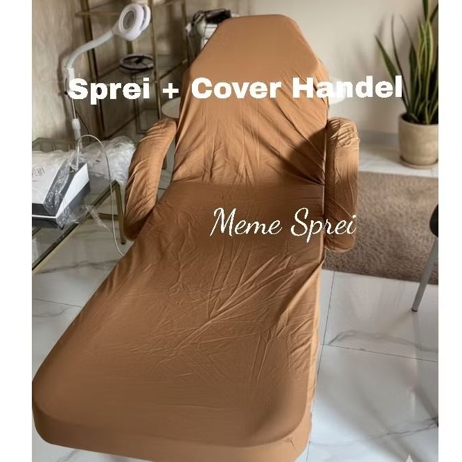 Sprei Bed Facial Electric Informa Katun Tanpa Rumbai | Sprei Bed Salon Elektrik