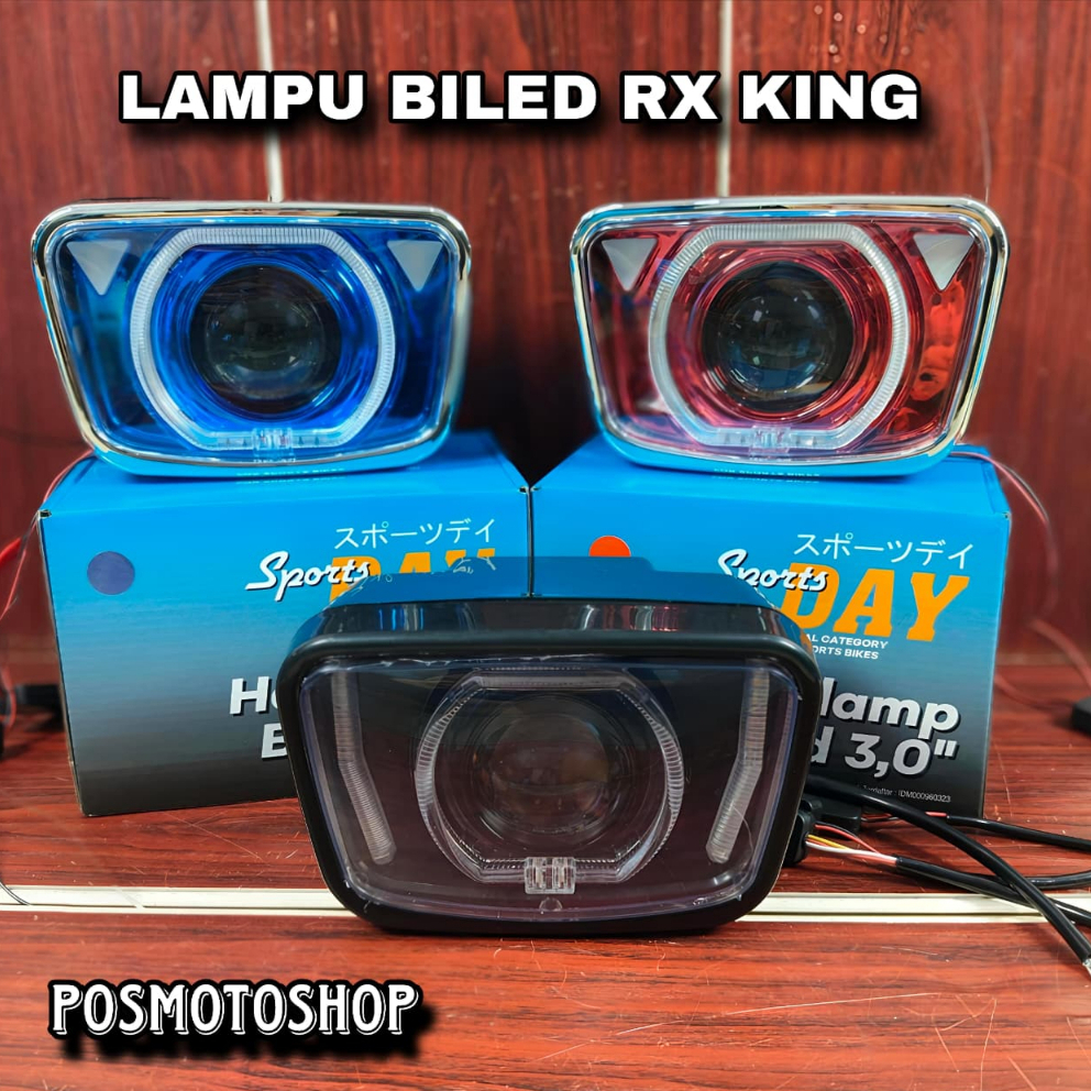 Lampu Depan Biled RX KING Original Biled RX King RGB Sports Day