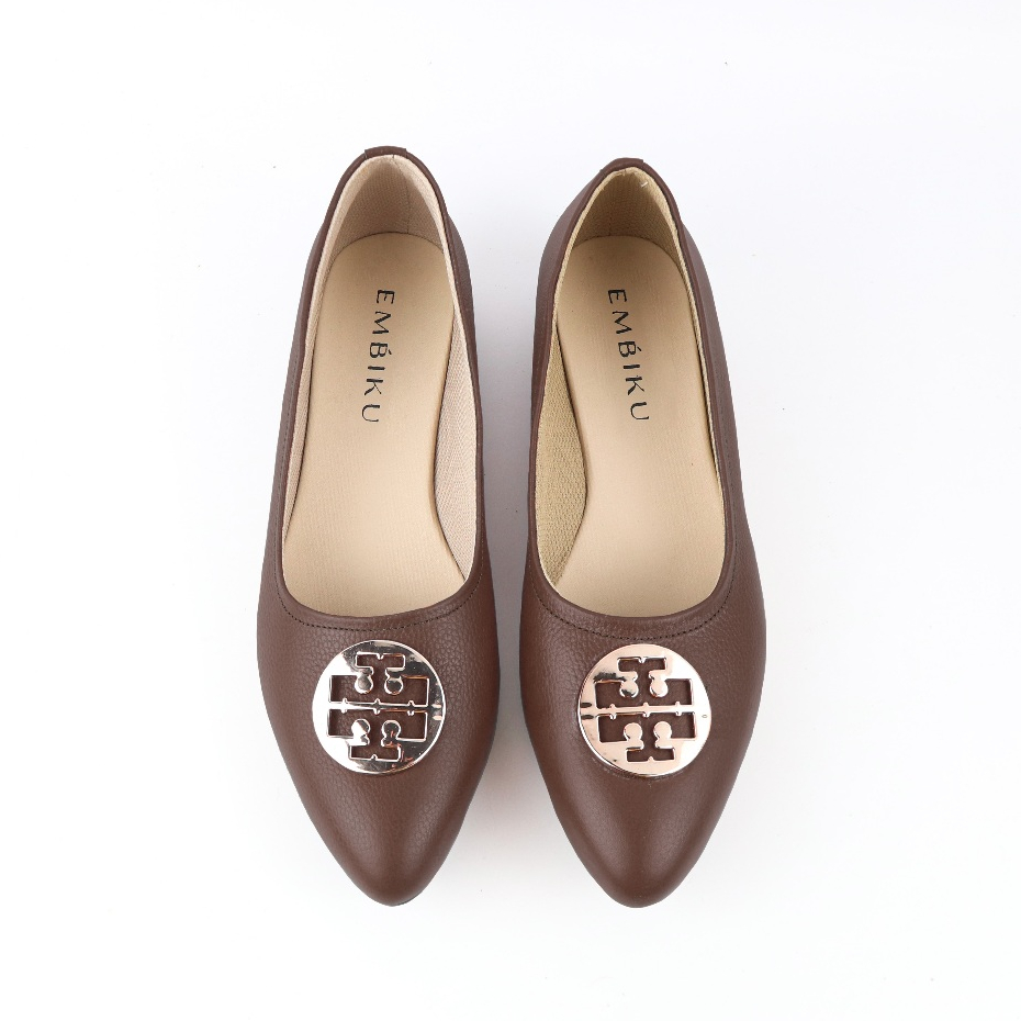 Sepatu Wanita Kulit Asli - Sepatu Flat Kulit Wanita - Flat Shoes Wanita Kulit
