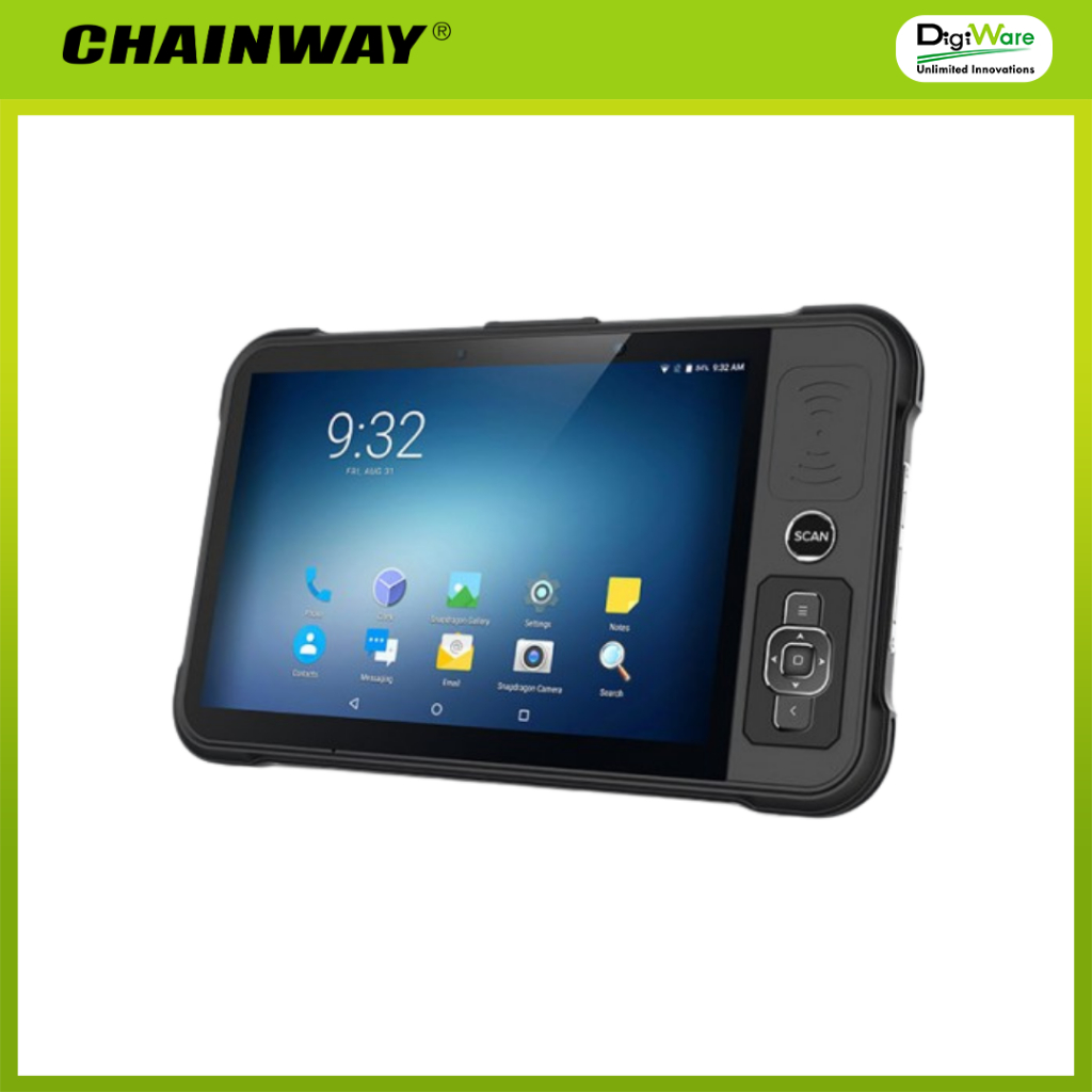 P80 Industrial Tablet RAM 4GB ROM 64GB UHF RFID Reader 4G BT 5.1 WiFi GPS NFC 5MP 13MP Camera 8 inch