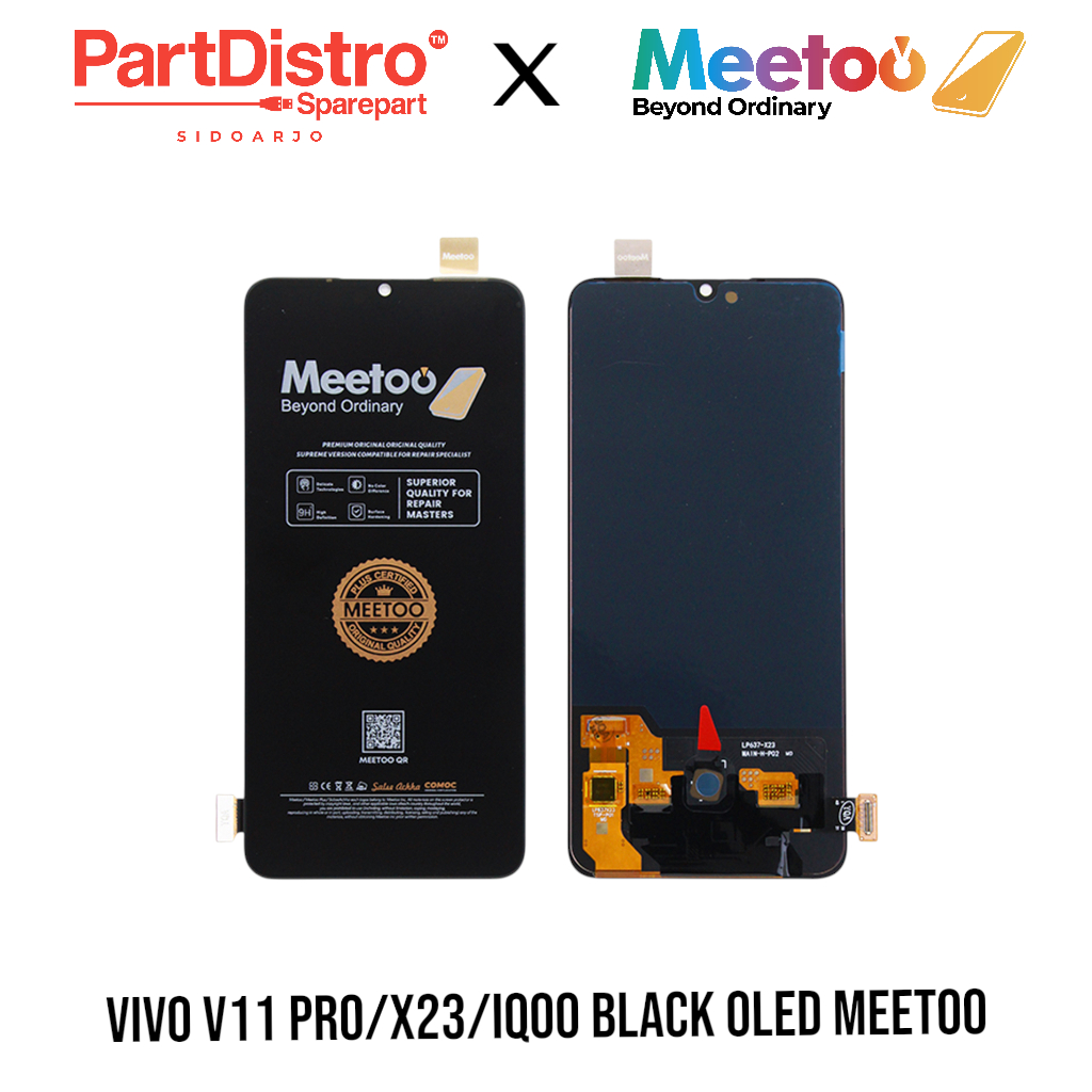 LCD TOUCHSCREEN VIVO V11 PRO/X23/iQOO BLACK - OLED MEETOO