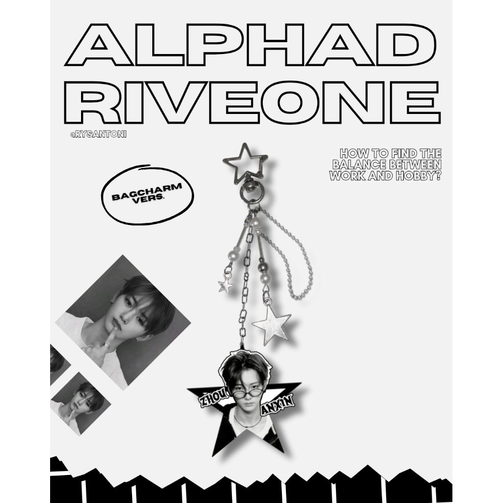 BAGCHARM KEYCHAIN ALD1 ALPHA DRIVE ONE BOYS 2 PLANET SANGWON ANXIN XINLONG GEONWOO JIAHAO LEO SANGHY