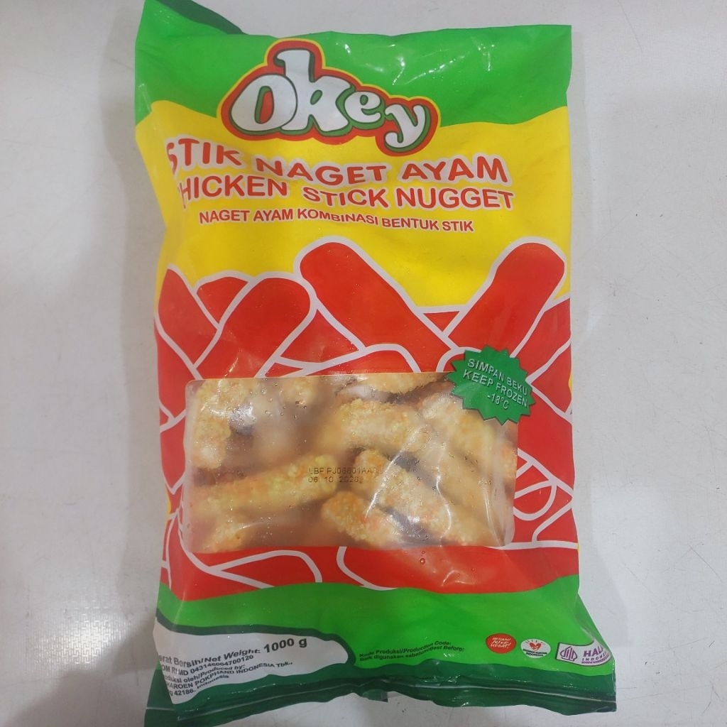 NUGGET AYAM OKEY / CHICKEN STICK NUGGET / OKEY NUGGET STICK