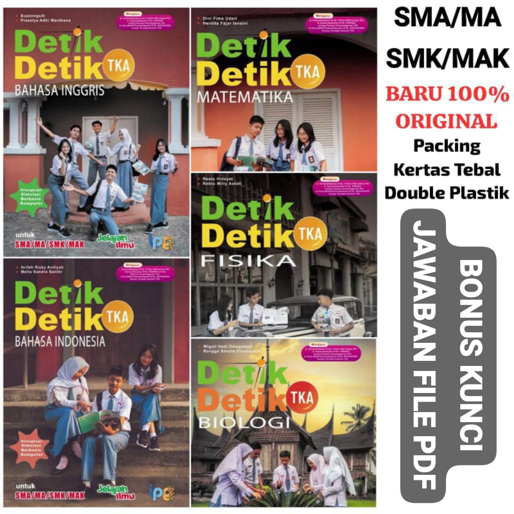 Buku Detik tka ( tes kemampuan akademik ) SMA / MA SMK 2025 2025/2026 tka, 2026 matematika ekonomi b
