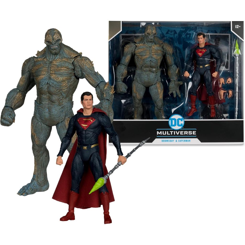 McFarlane Toys - DC Multiverse Doomsday & Superman 2pk (Batman V Superman: Dawn of Justice) 7in Acti