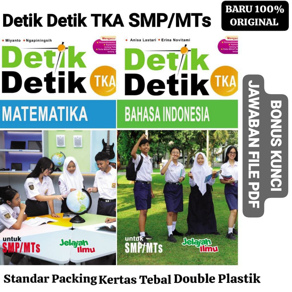 Buku Detik tka ( tes kemampuan akademik ) SMP / MTs  2025 2025/2026 tka, 2026 matematika bahasa Indo